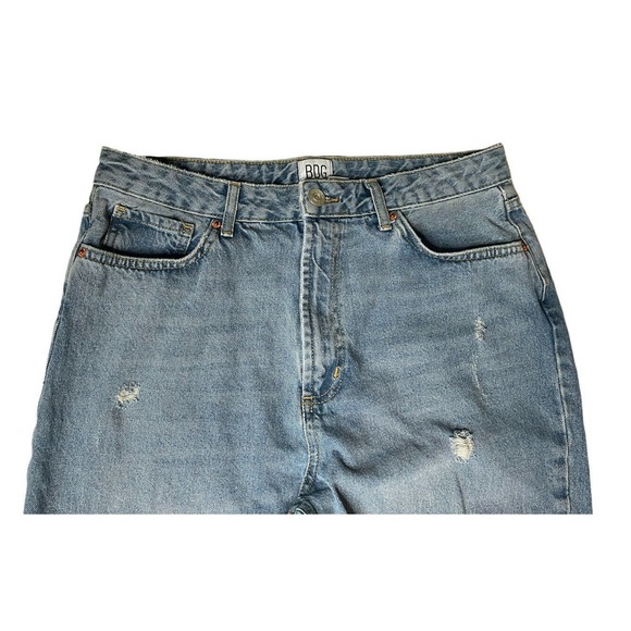 Womens Urban Outfitters BDG High Rise Distressed Mom Jeans Size 31 #URB1232 - Picture 2 of 4